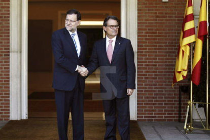 Encuentro entre Rajoy y Artur Mas