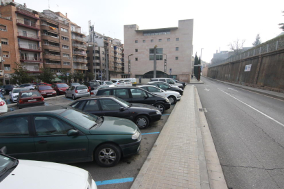 Imagen del actual parking de la plaza del Auditori.