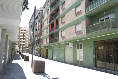 Un carrer del barri Noguerola de Lleida.