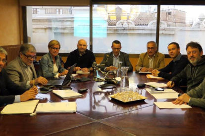 Imatge d’una reunió del consell d’administració de l’EMU.