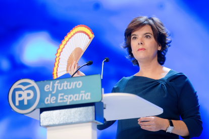 La exvicepresidente del Gobierno Soraya Sáenz de Santamaría.