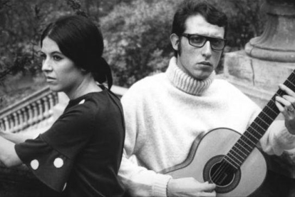 Eugenio amb Conchita Alcaide, la seua primera dona, morta el 1980.