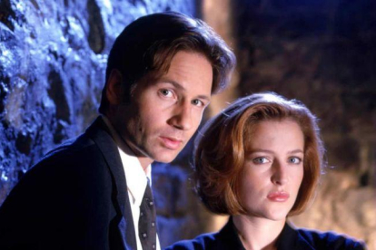 Mulder y Scully, en su mejor momento.