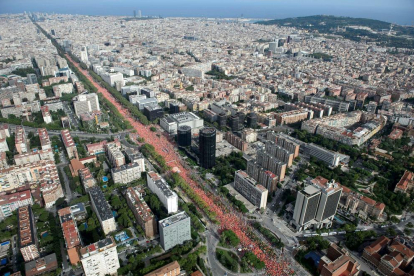 Societat Civil Catalana xifra en 200.000 els manifestants independentistes