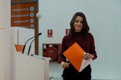 La número 1 de Ciutadans a Catalunya, Inés Arrimadas.