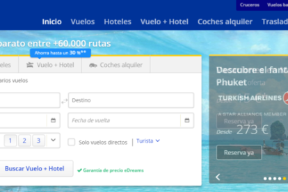 Les webs de viatges incrementen el preu un 40% durant la compra, segons l'OCU