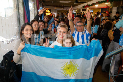 Així van celebrar els argentins de Lleida la victòria al Mundial de Qatar