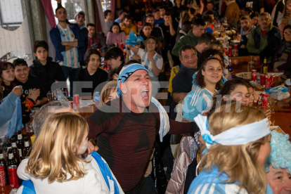 Així van celebrar els argentins de Lleida la victòria al Mundial de Qatar