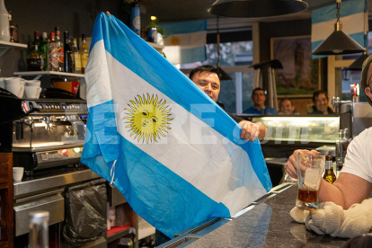 Así celebraron los argentinos de Lleida la victoria en el Mundial de Catar