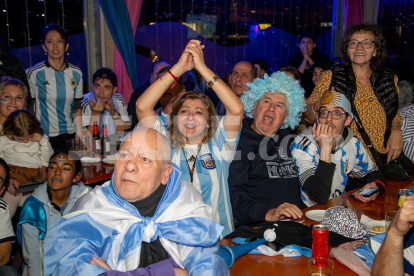 Així van celebrar els argentins de Lleida la victòria al Mundial de Qatar