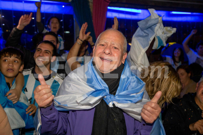 Així van celebrar els argentins de Lleida la victòria al Mundial de Qatar