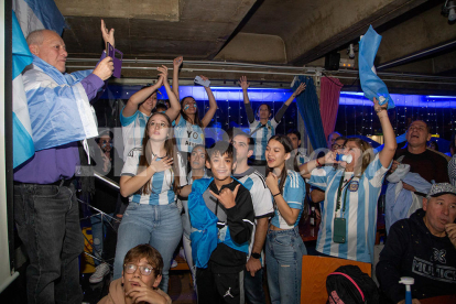 Así celebraron los argentinos de Lleida la victoria en el Mundial de Catar