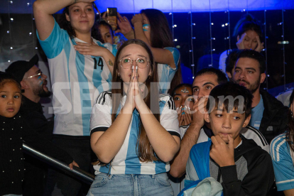 Així van celebrar els argentins de Lleida la victòria al Mundial de Qatar