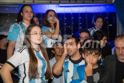 Así celebraron los argentinos de Lleida la victoria en el Mundial de Catar