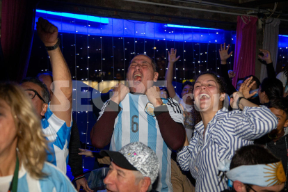 Així van celebrar els argentins de Lleida la victòria al Mundial de Qatar