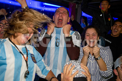 Així van celebrar els argentins de Lleida la victòria al Mundial de Qatar