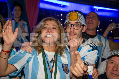 Así celebraron los argentinos de Lleida la victoria en el Mundial de Catar