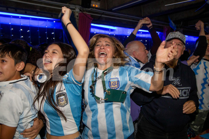 Així van celebrar els argentins de Lleida la victòria al Mundial de Qatar