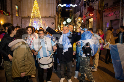 Así celebraron los argentinos de Lleida la victoria en el Mundial de Catar