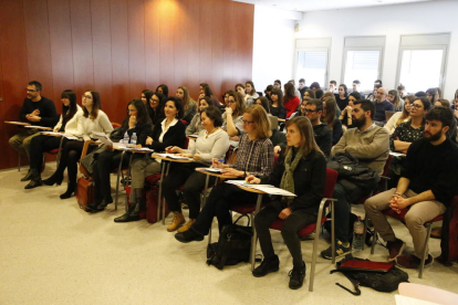 Més d’un centenar de persones van participar ahir en la jornada celebrada al campus de Cappont.