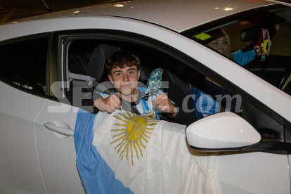 Així van celebrar els argentins de Lleida la victòria al Mundial de Qatar