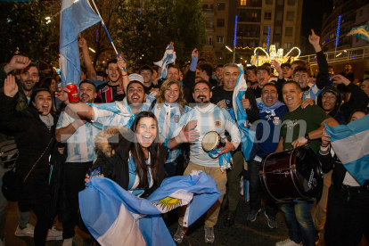 Així van celebrar els argentins de Lleida la victòria al Mundial de Qatar