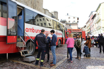 Bona acollida a la campanya de donació de sang dels Bombers a La Seu d'Urgell