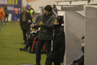 Melgarejo, a la derecha, junto a Siviero antes de ser cesado como segundo técnico a finales de 2016.