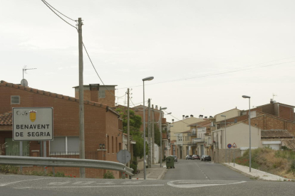 Vista de Benavent de Segrià, donde ocurrieron los hechos. 