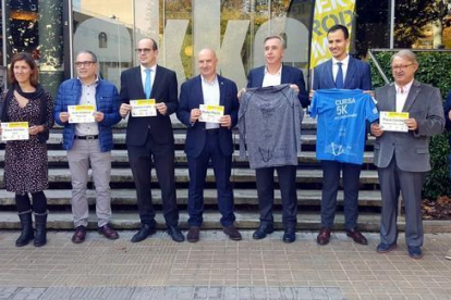 L'acte de presentació de la Mitja Marató de Lleida.