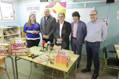 La presentación del balance del plan de consumo de fruta ha tenido lugar en la escuela Camps Elisis de Lleida