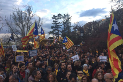 DIRECTE. Manifestació a Lleida contra la detenció de Puigdemont