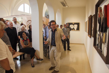 Àlex Susanna presentó al público la exposición ‘Guinovart íntim’ en el Espai Guinovart y el edificio Lo Pardal abrió la muestra ‘Viladot rural’.