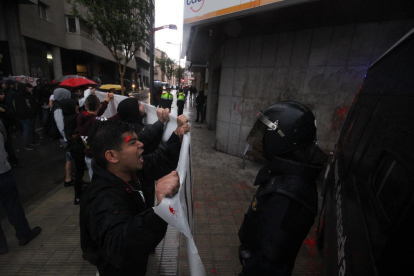Protestas por el desalojo de Can Vies, en 2014.