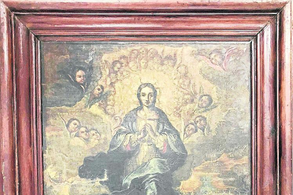 La pintura de la Inmaculada sigue en el Museu de Lleida.