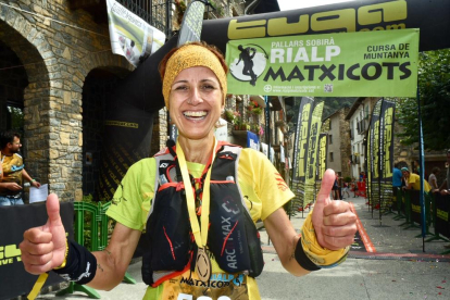 Isabel Pelegrina fue la vencedora en la maratón femenina.
