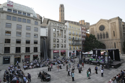 La plaza Sant Joan de Lleida