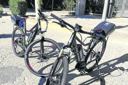 Las bicis que se utilizarán para patrullar por las calles.
