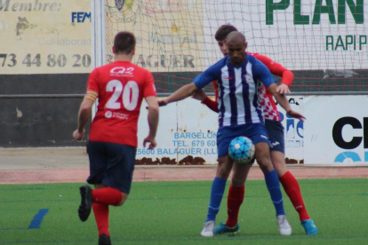 Hassen, jugador que va rebre els insults diumenge a Balaguer.