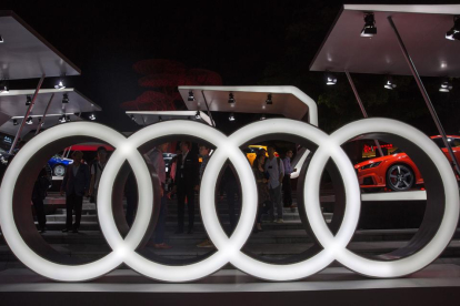El logotipo de Audi.