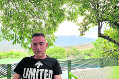 Javier Martínez, en una fotografia a Llimiana, al Pallars Jussà.