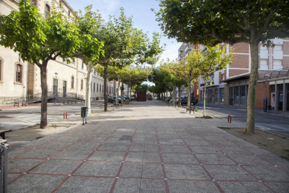 El paseo Jaume Balmes en el centro de la capital de la Segarra.