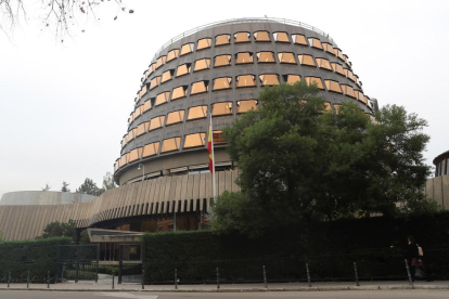 Imatge de la seu del Tribunal Constitucional a Madrid.