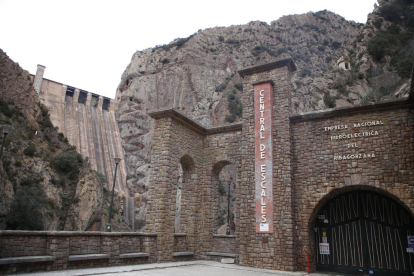 La presa de Escales, que Endesa revisó tras el temblor junto con las de Sopeira, Talarn y Terradets.