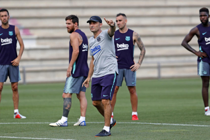 Ernesto Valverde afronta su segunda temporada en el banquillo del FC Barcelona.