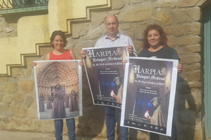 Presentación ayer en Balaguer de la octava edición de ‘Harpia’.