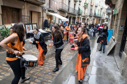 Una de les activitats que es van dur a terme ahir a Cervera.