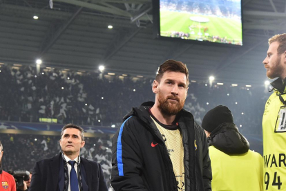 Ernesto Valverde va deixar d’inici Leo Messi a la banqueta, com ja havien pactat tots dos fa dies.