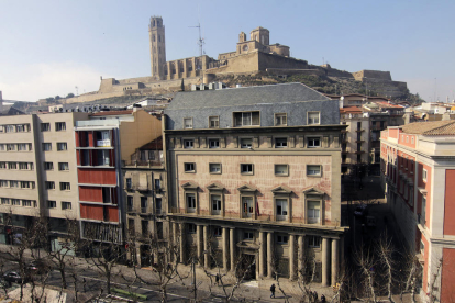 El Museu d’Art en la antigua Audiencia culminará con una terraza mirador con vistas a la Seu Vella.