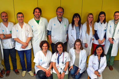 Miembros del grup de Neurociencias Clínicas del IRBLleida, que han participado en el estudio con investigadores del Arnau y la UdL.